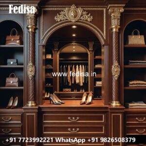 Traditional Wooden Wardrobe Design for Homes No-1502