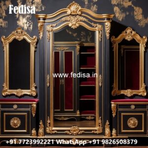 Antique Wooden Wardrobe Design Ideas No-1507