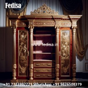 Classic Wardrobe Design with Mirror Doors No-1508