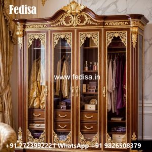 Traditional Wardrobe Design with Luxury Finish No-1511