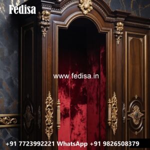 Classic Wardrobe Design with Rich Wood Finish No-1538
