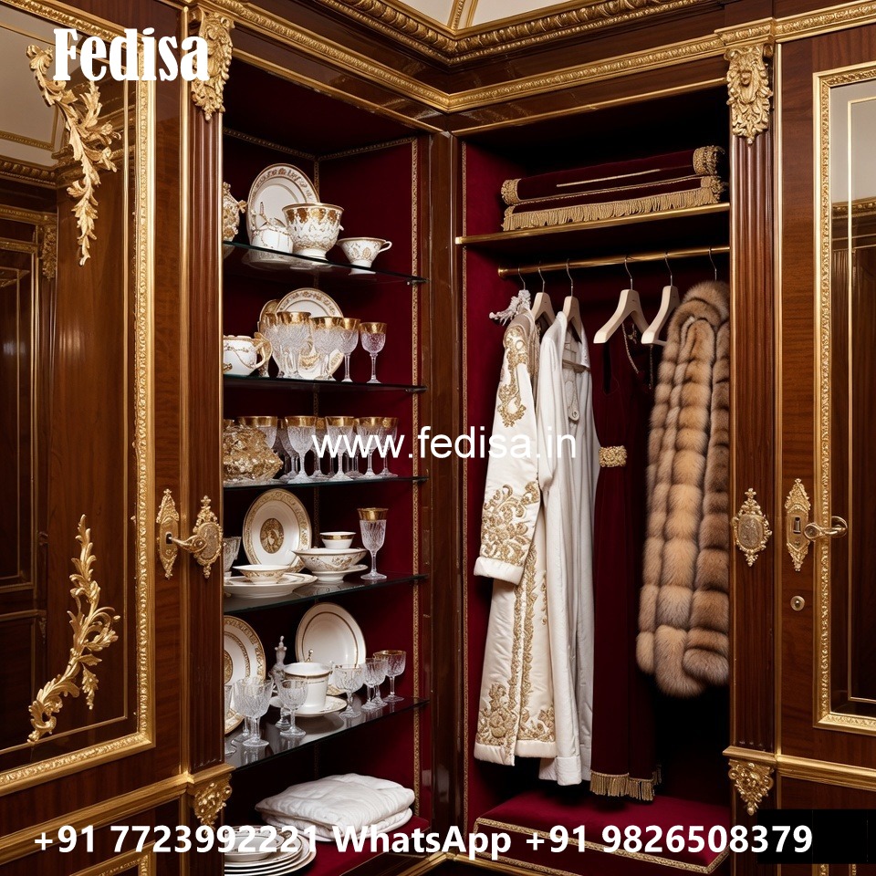 Classic Wardrobe Design with Premium Wood No-1545