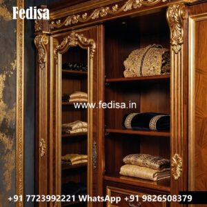 Classic Wardrobe Design for Luxury Villas No-1547