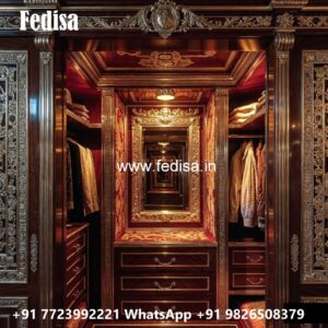 Antique Wooden Wardrobe Design for Homes No-1555