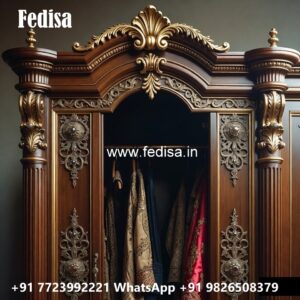 Luxury Classic Wardrobe with Mirror Panels No-1557