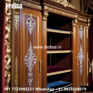 Traditional Closet Design with Rich Finish No-1565