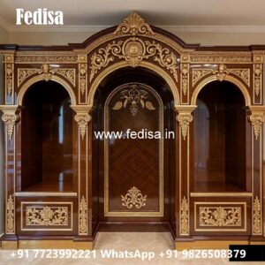 Classic Wardrobe Design with Beautiful Carvings No-1574