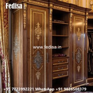 Elegant Closet Design with Classic Details No-1576