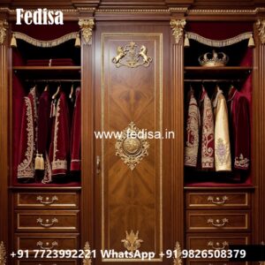 Classic Closet Design with Decorative Mirrors No-1583
