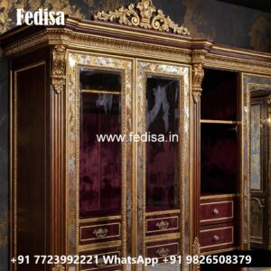 Classic Bedroom Wardrobe with Rich Texture No-1593