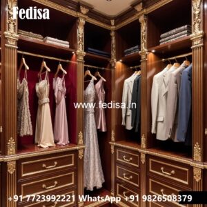 Elegant Wardrobe Design with Handcrafted Beauty No-1627