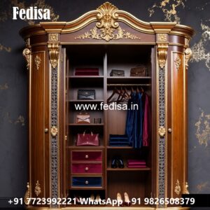 Luxury Closet Design with Vintage Charm No-1639