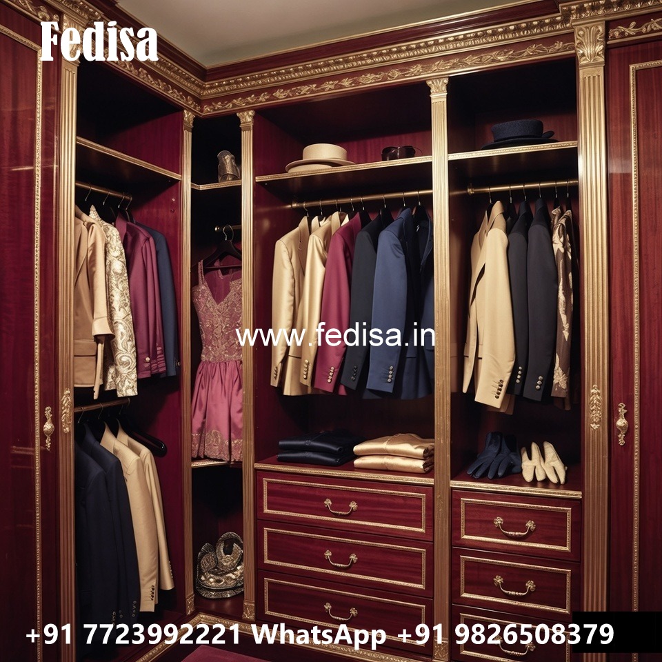 Wooden Closet Design with Elegant Craftsmanship No-1645
