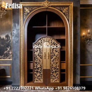 Elegant Bedroom Closet with Wooden Beauty No-1661