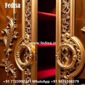 Classic Wardrobe Design with Elegant Shelving No-1668