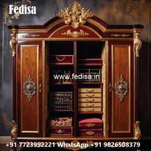 Luxury Classic Wardrobe with Rich Texture No-1671