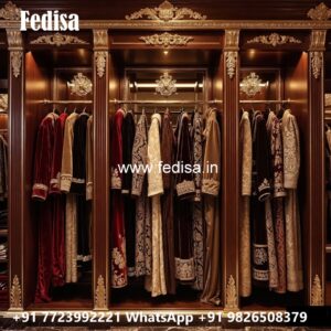 Elegant Wardrobe Design with Antique Inspiration No-1691