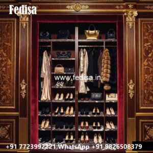 Traditional Wardrobe Design with Rich Craftsmanship No-1695