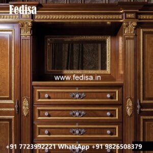 Classic Wardrobe Design with Vintage Luxury No-1703