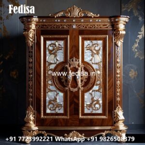 Traditional Closet Design with Artistic Finish No-1706