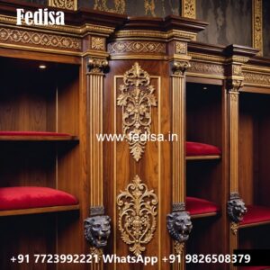 Classic Bedroom Closet with Wooden Texture No-1710