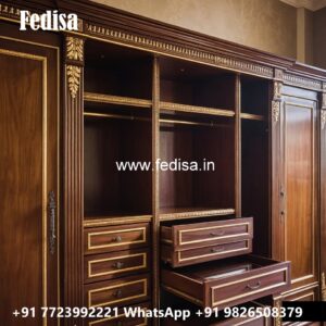 Premium Classic Closet with Wooden Finish No-1731