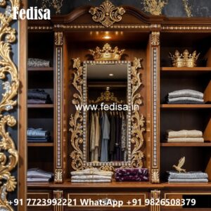 Traditional Bedroom Closet with Luxury Finish No-1736