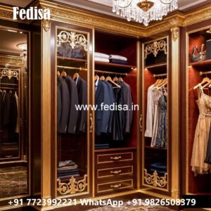 Luxury Wooden Wardrobe with Classic Details No-1737