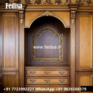 Elegant Wardrobe Design with Decorative Storage No-1744