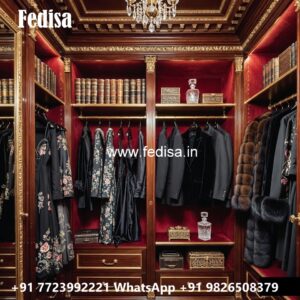 Royal Wardrobe Design with Rich Carvings No-1746