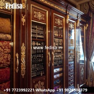Timeless Wooden Wardrobe with Royal Charm No-1753