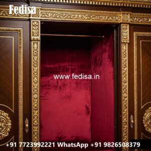 Elegant Luxury Closet with Wooden Elegance No-1757