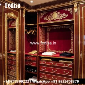 Elegant Wardrobe Design with Premium Wood Beauty No-1764