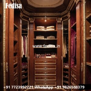 Elegant Closet Design with Decorative Charm No-1779