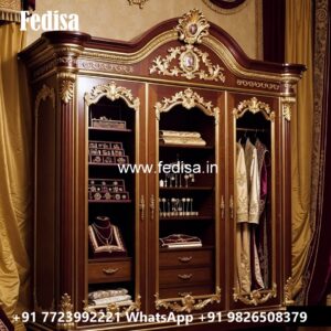 Traditional Wardrobe Design with Elegant Craftsmanship No-1794