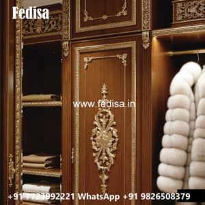 Elegant Wooden Wardrobe Design for Master Bedrooms No-1802