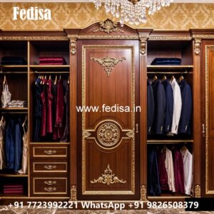 Beautiful Wardrobe Design with Mirror Finish No-1811