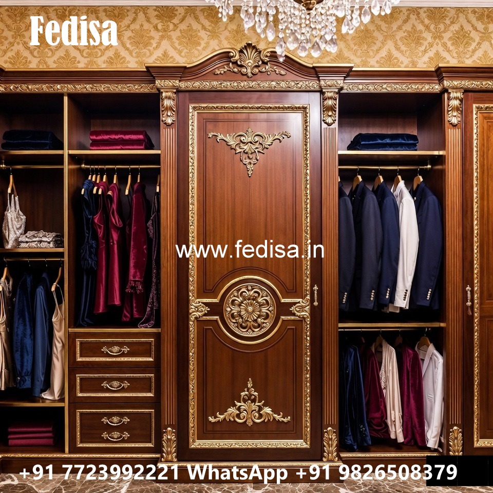 Beautiful Wardrobe Design with Mirror Finish No-1811