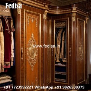 Stunning Wardrobe Design with Decorative Panels No-1824