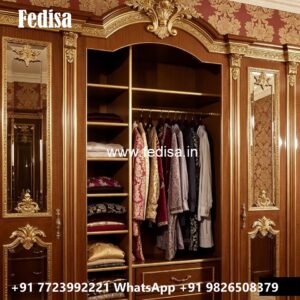 Sliding Wardrobe Design with Mirror Doors No-1828