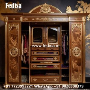 Modern Wardrobe Design with Hidden Storage No-1839