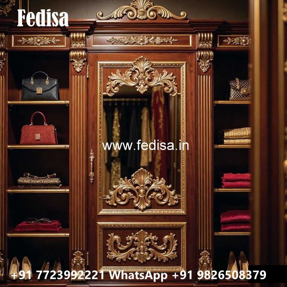 Stylish Wardrobe Design with Modern Texture No-1852