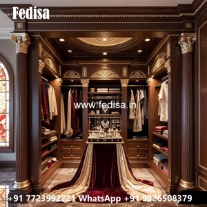 Luxury Wardrobe Design with Decorative Lighting No-1853