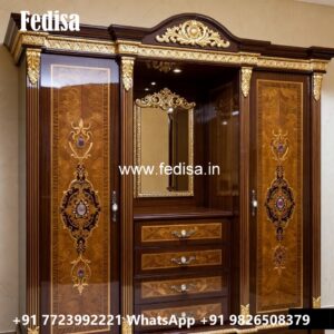 Wardrobe Design with Stylish Handle Details No-1864