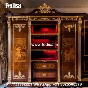 Elegant Wardrobe Design with Smart Features No-1884