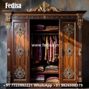 Premium Wardrobe Design with Glass Finish No-1935