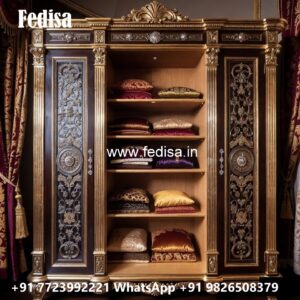 Smart Wardrobe Design with Stylish Storage No-1942