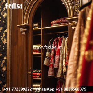 Elegant Wardrobe Design with Hidden Compartments No-1959