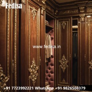 Elegant Wardrobe Design with Custom Shelves No-1970