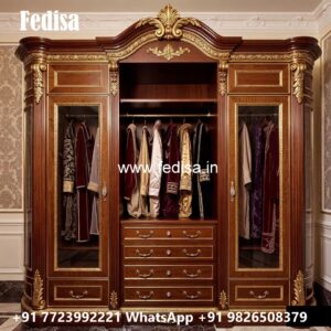 Modern Wardrobe Design with Sliding Glass Doors No-1981